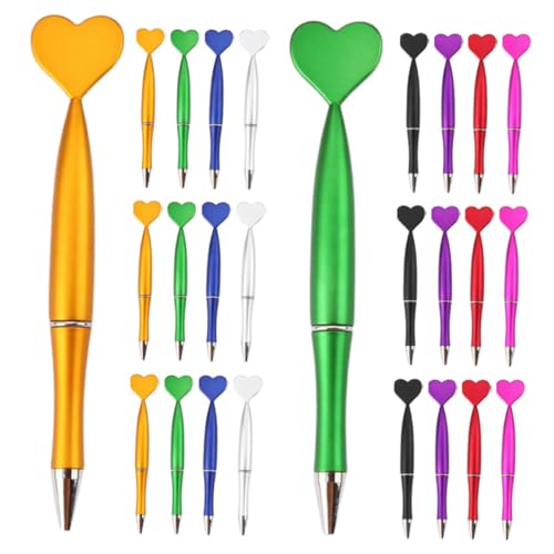 Mikikit 40 Stück Herzförmige Gel Tinten Kugelschreiber Spitze Bunte Schreibstifte für Schule Büro Valentinstag Geschenkidee für Erwachsene Mikikit 40 Stück Herzförmige Gel Tinten Kugelschreiber Spitze Bunte Schreibstifte für Schule Büro Valentinstag Geschenkidee für Erwachsene von Mikikit
