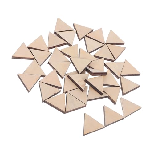 Mikikit 40Stücke Holzdreiecke für DIY Mosaikfliesen Unlackierte Bastelmaterialien Robustem Holz für Wohn und Bürodekoration Langlebige und Vielseitige Holzformen Mikikit 40Stücke Holzdreiecke für DIY Mosaikfliesen Unlackierte Bastelmaterialien Robustem Holz für Wohn und Bürodekoration Langlebige und Vielseitige Holzformen von Mikikit