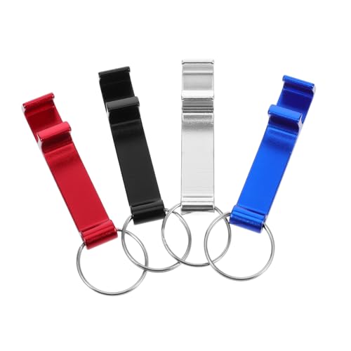 Mikikit 4Stücke Aluminium Flaschenöffner Schlüsselanhänger mit Telefonständer Praktischer Soda Getränkeöffner für Hochzeit Party Picknick Camping und Reisen Modisches Design Mikikit 4Stücke Aluminium Flaschenöffner Schlüsselanhänger mit Telefonständer Praktischer Soda Getränkeöffner für Hochzeit Party Picknick Camping und Reisen Modisches Design von Mikikit