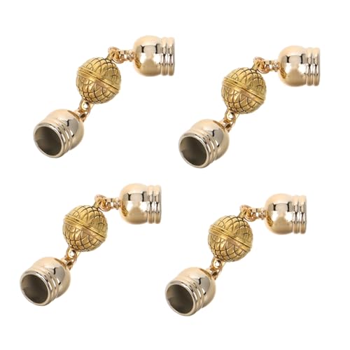 Mikikit 4Stücke Magnetverschlüsse für Schmuck Sichere Magnetische Halskettenverschlüsse für DIY Projekte Vielseitig Einsetzbar für Schals und Accessoires und Einfach Mikikit 4Stücke Magnetverschlüsse für Schmuck Sichere Magnetische Halskettenverschlüsse für DIY Projekte Vielseitig Einsetzbar für Schals und Accessoires und Einfach von Mikikit