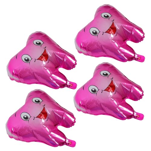 Mikikit 4Stücke Zahnförmige Folienballons für Babypartys Geburtstagsfeiern und Festivals Dekorative Requisiten für Layouts Mikikit 4Stücke Zahnförmige Folienballons für Babypartys Geburtstagsfeiern und Festivals Dekorative Requisiten für Layouts von Mikikit