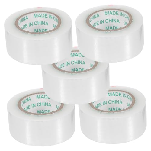 Mikikit 5 Rollen Transparentes Verpackungsband Stark Klebend Schweres Packband Für Sichere Umzug Versand Verpackung Mikikit 5 Rollen Transparentes Verpackungsband Stark Klebend Schweres Packband Für Sichere Umzug Versand Verpackung von Mikikit