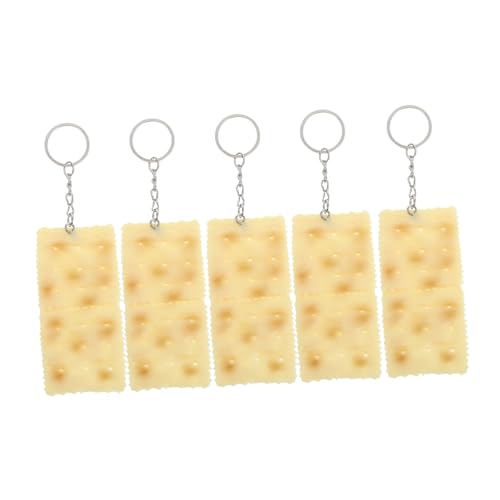 Mikikit 5 Stück Anhänger gefälschte Dessertverzierung Handtaschenzubehör gefälschtes Dessertmodell Keks-Simulationsspielzeug Essensrequisiten Tasche Schlüsselhalter PVC Mikikit 5 Stück Anhänger gefälschte Dessertverzierung Handtaschenzubehör gefälschtes Dessertmodell Keks-Simulationsspielzeug Essensrequisiten Tasche Schlüsselhalter PVC von Mikikit