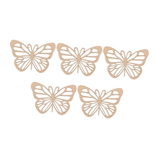Mikikit 5 Stück Holzchip -ornamente Handwerk Unvollendet Schmetterlingsparty Diy-ornamente Ornamente Zum Selbermachen Schmetterlingsförmige Scheiben Schmuck Selber Machen Diy-malerei Beige Mikikit 5 Stück Holzchip -ornamente Handwerk Unvollendet Schmetterlingsparty Diy-ornamente Ornamente Zum Selbermachen Schmetterlingsförmige Scheiben Schmuck Selber Machen Diy-malerei Beige von Mikikit