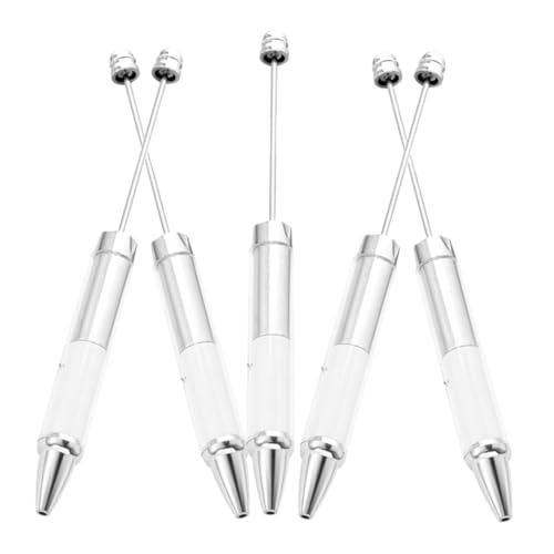 Mikikit 5 Stück Teiliges DIY Perlen Kugelschreiber Tragbarer Multifunktionaler Schreibstift mit Glatter Komfortablem Griff für Schule Büro und Kreative Bastelarbeiten Mikikit 5 Stück Teiliges DIY Perlen Kugelschreiber Tragbarer Multifunktionaler Schreibstift mit Glatter Komfortablem Griff für Schule Büro und Kreative Bastelarbeiten von Mikikit