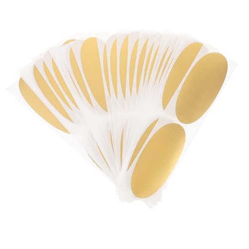 Mikikit 50 Stück Goldene Ovale Scratch Off Sticker DIY Rubbelkarten mit Scratch Off Coating Glänzende Rubbelaufkleber für Party Geburtstag Hochzeit Basteln Mikikit 50 Stück Goldene Ovale Scratch Off Sticker DIY Rubbelkarten mit Scratch Off Coating Glänzende Rubbelaufkleber für Party Geburtstag Hochzeit Basteln von Mikikit