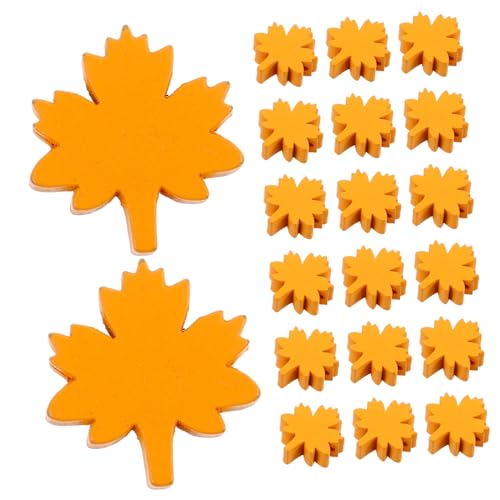 Mikikit 50 Stück Herbstliche Ahornblatt Holzperlen Handgefertigte Dekoperlen in Orange Robuste Holzkugeln für DIY Thanksgiving Dekoration Schmuckherstellung Bastelprojekte Mikikit 50 Stück Herbstliche Ahornblatt Holzperlen Handgefertigte Dekoperlen in Orange Robuste Holzkugeln für DIY Thanksgiving Dekoration Schmuckherstellung Bastelprojekte von Mikikit