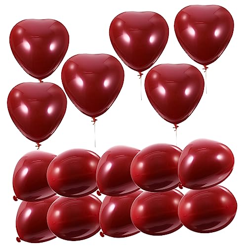 Mikikit 50 Stück Partyschmuck deckenverkleidung the wedding party luftballone ballongas suprise Valentinstag Hochzeit Pastell Hi Requisiten der Partyszene Herzballon aus Latex Emulsion rot Mikikit 50 Stück Partyschmuck deckenverkleidung the wedding party luftballone ballongas suprise Valentinstag Hochzeit Pastell Hi Requisiten der Partyszene Herzballon aus Latex Emulsion rot von Mikikit