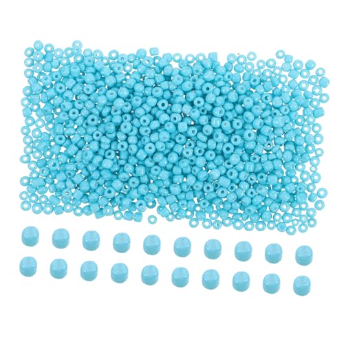 Mikikit 5000Stücke Blaue Glasperlen für DIY Schmuckherstellung Kleine zum Auffädeln für Armbänder und Packung Perfektes Bastelzubehör Mikikit 5000Stücke Blaue Glasperlen für DIY Schmuckherstellung Kleine zum Auffädeln für Armbänder und Packung Perfektes Bastelzubehör von Mikikit