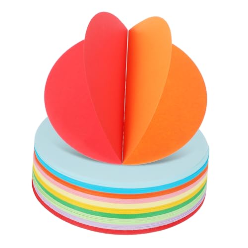 Mikikit 500Blätter Rundes Origami Papier Pastellfarben Dekoratives Bastelpapier für Projekte und DIY Dekorationen für Anfänger Mikikit 500Blätter Rundes Origami Papier Pastellfarben Dekoratives Bastelpapier für Projekte und DIY Dekorationen für Anfänger von Mikikit