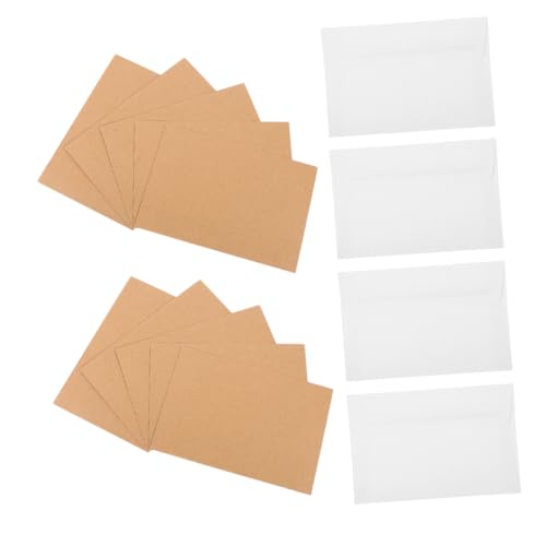 Mikikit 50Stücke Einladungsumschläge Selbstklebende Briefumschläge und Kraftpapier Druckbereit für Hochzeitseinladungen Grußkarten Fotos Vielseitig Einsetzbar Mikikit 50Stücke Einladungsumschläge Selbstklebende Briefumschläge und Kraftpapier Druckbereit für Hochzeitseinladungen Grußkarten Fotos Vielseitig Einsetzbar von Mikikit