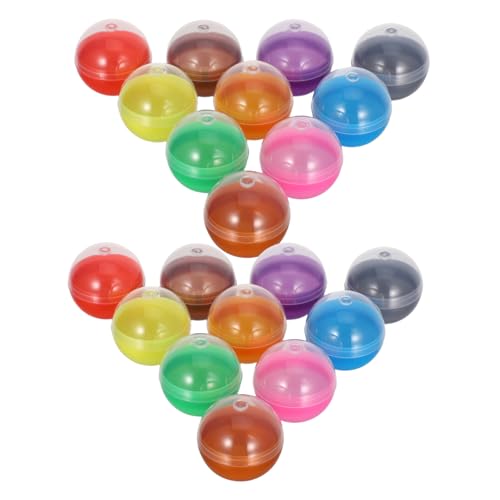 Mikikit 50Stücke Füllbare Runde Kugeln Kunststoffkapseln für Süßigkeiten Kleine und Partyüberraschungen für Spielzeugautomaten und Kreative Verpackungen Mikikit 50Stücke Füllbare Runde Kugeln Kunststoffkapseln für Süßigkeiten Kleine und Partyüberraschungen für Spielzeugautomaten und Kreative Verpackungen von Mikikit
