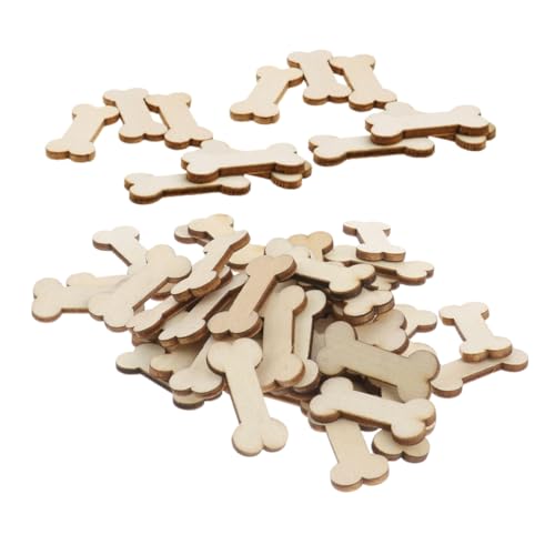 Mikikit 50Stücke Holz Ausschnitte Knochenform für DIY Projekte Unlackierte Holzscheiben für Schmuckherstellung Basteln und Heimdekoration Langlebig und Vielseitig Mikikit 50Stücke Holz Ausschnitte Knochenform für DIY Projekte Unlackierte Holzscheiben für Schmuckherstellung Basteln und Heimdekoration Langlebig und Vielseitig von Mikikit