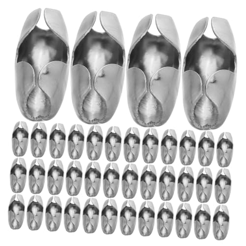 Mikikit 50Stücke Kugelkettenverschluss Dual End Anschlüsse für Schmuckherstellung Tragbar und Praktisch für Armbänder und Perlenmuster DIY Zubehör Mikikit 50Stücke Kugelkettenverschluss Dual End Anschlüsse für Schmuckherstellung Tragbar und Praktisch für Armbänder und Perlenmuster DIY Zubehör von Mikikit