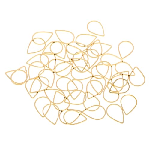 Mikikit 50Stücke Kupferringe für DIY Ohrhänger Schmuckzubehör für Ohrringe und Anhänger Langlebig und Minimalistisches Design Mikikit 50Stücke Kupferringe für DIY Ohrhänger Schmuckzubehör für Ohrringe und Anhänger Langlebig und Minimalistisches Design von Mikikit
