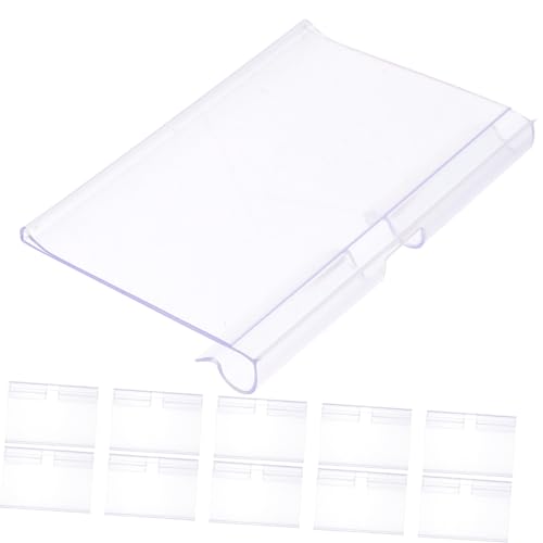 Mikikit 50Stücke Transparenter Preisschildhalter Etikettenständer für Einzelhandel Vielseitig Einsetzbar Geschäften und Veranstaltungen Leicht und Stabil Mikikit 50Stücke Transparenter Preisschildhalter Etikettenständer für Einzelhandel Vielseitig Einsetzbar Geschäften und Veranstaltungen Leicht und Stabil von Mikikit