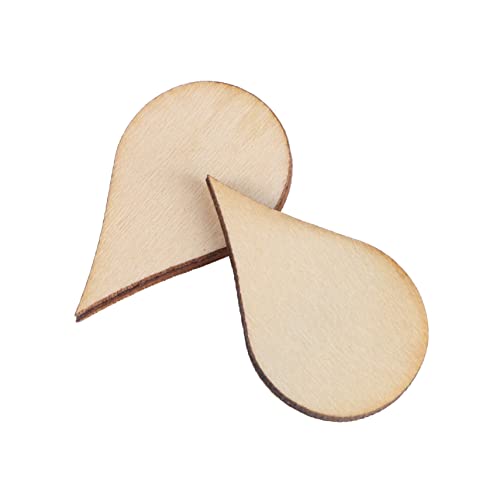Mikikit 50Stücke Wassertropfenform Holzstücke DIY Handgemachte Holzanhänger für Handwerksprojekte für Kartenherstellung Buchungen Dekoration und Mehr Mikikit 50Stücke Wassertropfenform Holzstücke DIY Handgemachte Holzanhänger für Handwerksprojekte für Kartenherstellung Buchungen Dekoration und Mehr von Mikikit