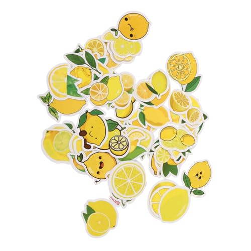 Mikikit 50Stücke Zitronenaufkleber Selbstklebende Cartoon Sticker für Laptop Koffer und Mehr Graffiti Aufkleber für Teenager und Langlebig und Attraktiv Mikikit 50Stücke Zitronenaufkleber Selbstklebende Cartoon Sticker für Laptop Koffer und Mehr Graffiti Aufkleber für Teenager und Langlebig und Attraktiv von Mikikit