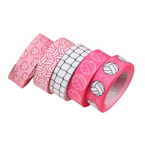 Mikikit 5Rollen Volleyball Bastelband Rosa für DIY Geschenkverpackungen und Partydekorationen Geburtstagsfeiern und Schulveranstaltungen Mikikit 5Rollen Volleyball Bastelband Rosa für DIY Geschenkverpackungen und Partydekorationen Geburtstagsfeiern und Schulveranstaltungen von Mikikit