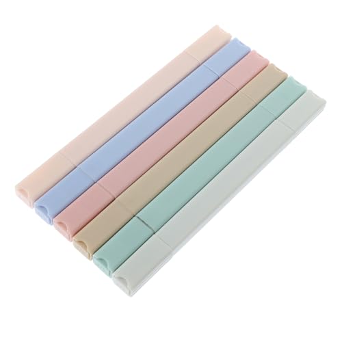 Mikikit 6 Stück Doppelspitze Textmarker Pastellfarben Study Highlighter Pen für Schule Büro Farbige Marker Stifte zum Hervorheben Journaling Marker für Schüler und Lehrer Mikikit 6 Stück Doppelspitze Textmarker Pastellfarben Study Highlighter Pen für Schule Büro Farbige Marker Stifte zum Hervorheben Journaling Marker für Schüler und Lehrer von Mikikit