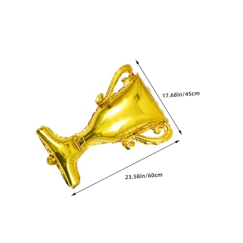 Mikikit 6 Stück Goldene Aluminiumfolie Trophy Luftballons Abschlussfeier Deko Vielseitig Verwendbar für Graduation Party Elegante Balloons für Abi und Bachelor Mikikit 6 Stück Goldene Aluminiumfolie Trophy Luftballons Abschlussfeier Deko Vielseitig Verwendbar für Graduation Party Elegante Balloons für Abi und Bachelor von Mikikit