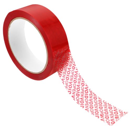 Mikikit 6 Stück Sicherheitsband Verpackungsklebeband Schutzband manipulationssichere Aufkleber Manipulationsband das Haustier rot Mikikit 6 Stück Sicherheitsband Verpackungsklebeband Schutzband manipulationssichere Aufkleber Manipulationsband das Haustier rot von Mikikit