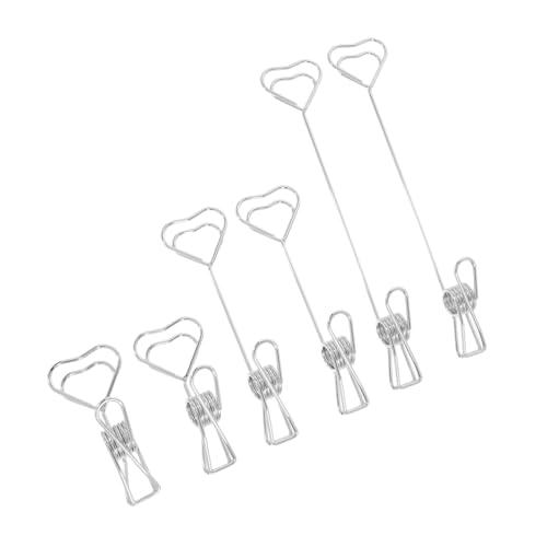 Mikikit 6 Stück Teiliges Metall Herzförmiger Memo Clip Halter Robuster Notizkartenhalter für Schreibtisch Vielseitiger Karten und Zettelhalter Moderner Office Organizer für Büro und Mikikit 6 Stück Teiliges Metall Herzförmiger Memo Clip Halter Robuster Notizkartenhalter für Schreibtisch Vielseitiger Karten und Zettelhalter Moderner Office Organizer für Büro und von Mikikit