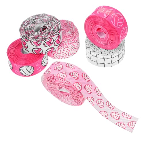 Mikikit 6 Stück Teiliges Pinke Volleyball Bänder Yards Weich und Flexibel für DIY Basteln Geschenkverpackung Sportparty Dekoration Ripsband für Volleyball und Sportthemen Mikikit 6 Stück Teiliges Pinke Volleyball Bänder Yards Weich und Flexibel für DIY Basteln Geschenkverpackung Sportparty Dekoration Ripsband für Volleyball und Sportthemen von Mikikit