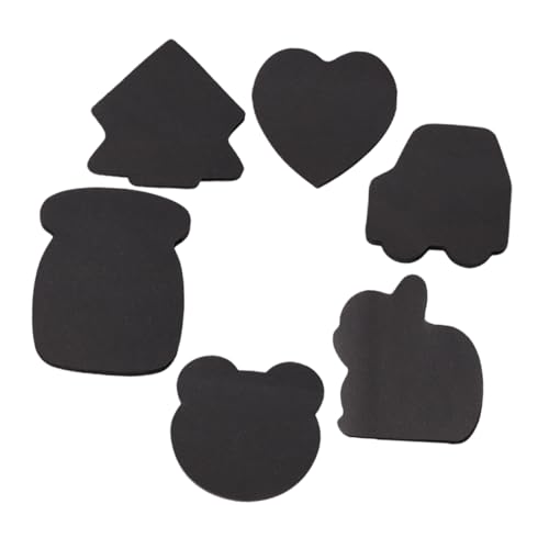 Mikikit 6 Stück Teiliges Schwarzes Memo Pad Abreißbare Haftnotizen mit Einzigartigem Design Stark Haftend Vielseitig Nutzbar für Büro Schule und Zuhause zum Schreiben und Organisieren Mikikit 6 Stück Teiliges Schwarzes Memo Pad Abreißbare Haftnotizen mit Einzigartigem Design Stark Haftend Vielseitig Nutzbar für Büro Schule und Zuhause zum Schreiben und Organisieren von Mikikit