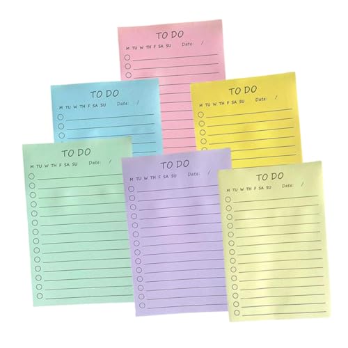Mikikit 6 Stück Teiliges Selbstklebender Memo Pads mit Linierten Wiederablösbaren Haftnotizen Praktische Tragbare Klebezettel für Schule Büro und Persönliche Organisation Mikikit 6 Stück Teiliges Selbstklebender Memo Pads mit Linierten Wiederablösbaren Haftnotizen Praktische Tragbare Klebezettel für Schule Büro und Persönliche Organisation von Mikikit