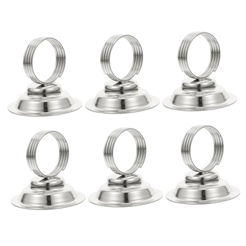 Mikikit 6 Stück Vertikaler Nummernschildclip Weihnachten Kartenclip Für Den Tisch Tischkarten Party Hochzeit Memo Ort Restaurant Table -numper -hause Rezeption Ereignis Silber Eisen Mikikit 6 Stück Vertikaler Nummernschildclip Weihnachten Kartenclip Für Den Tisch Tischkarten Party Hochzeit Memo Ort Restaurant Table -numper -hause Rezeption Ereignis Silber Eisen von Mikikit