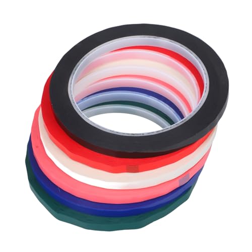 Mikikit 6Rollen Pet Klebeband Verschiedenen Farben Langlebiges Whiteboard Klebeband für Heimwerker Positionierung und Identifikation im Büro oder Klassenzimmer Mikikit 6Rollen Pet Klebeband Verschiedenen Farben Langlebiges Whiteboard Klebeband für Heimwerker Positionierung und Identifikation im Büro oder Klassenzimmer von Mikikit