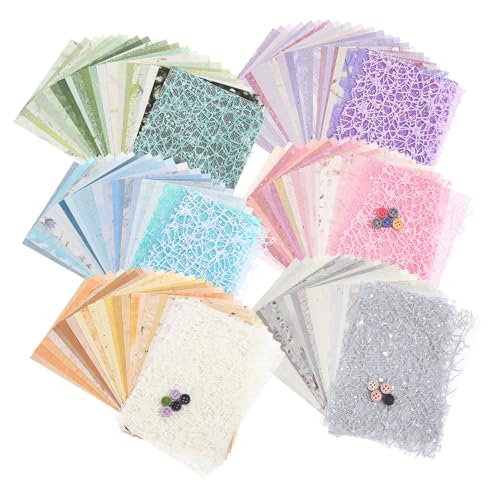 Mikikit 6Sätze Strukturiertes Scrapbook Papier Pack DIY Retro Journal Materialien für Bastelprojekte Vielseitig Einsetzbar für Einladungen Tagebücher und Mehr Mikikit 6Sätze Strukturiertes Scrapbook Papier Pack DIY Retro Journal Materialien für Bastelprojekte Vielseitig Einsetzbar für Einladungen Tagebücher und Mehr von Mikikit