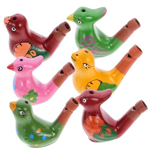 Mikikit 6Stücke Keramik Vogelpfeifen für Wasservogelpfeifenspielzeug für Kindergeburtstage und Partys Fördert Kreativität und Spielspaß Mikikit 6Stücke Keramik Vogelpfeifen für Wasservogelpfeifenspielzeug für Kindergeburtstage und Partys Fördert Kreativität und Spielspaß von Mikikit