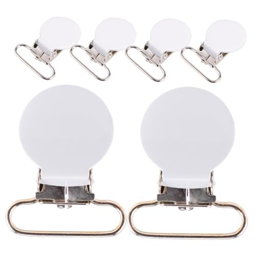 Mikikit 6Stücke Metall Hosenträger Clips Robuste und Langlebige Schnapphaken für Kleidung Overalls und Mehr Rutschfeste Zähne für Sicheren Halt Stilvolles Design Mikikit 6Stücke Metall Hosenträger Clips Robuste und Langlebige Schnapphaken für Kleidung Overalls und Mehr Rutschfeste Zähne für Sicheren Halt Stilvolles Design von Mikikit