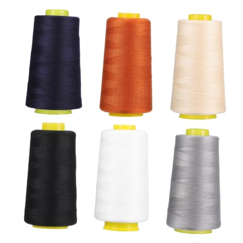 Mikikit 6Stücke Polyester Nähgarn Spulen Yards Farben für Hand und Maschinennäharbeiten Farbecht Langlebig und Vielseitig Einsetzbar Mikikit 6Stücke Polyester Nähgarn Spulen Yards Farben für Hand und Maschinennäharbeiten Farbecht Langlebig und Vielseitig Einsetzbar von Mikikit