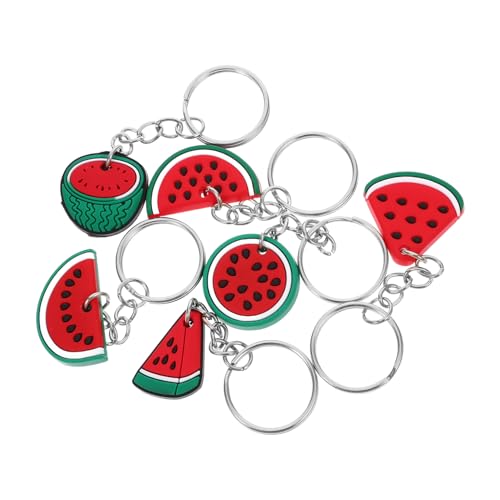 Mikikit 6Stücke Teiliges Wassermelonen Schlüsselanhänger Niedliche Cartoon Dekoration für Taschen Lebendig und Robust für Partys und Süßer Anhänger Mikikit 6Stücke Teiliges Wassermelonen Schlüsselanhänger Niedliche Cartoon Dekoration für Taschen Lebendig und Robust für Partys und Süßer Anhänger von Mikikit