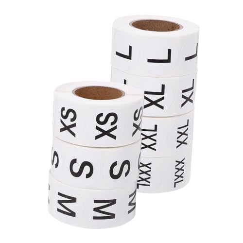 Mikikit 7 Rollen Selbstklebende Größenaufkleber für Kleidung Runde Farbige Größenetiketten Xs Xxxl Haftetiketten für Textilien Professionelle Organisierung von Kleidungsgrößen Einfach Mikikit 7 Rollen Selbstklebende Größenaufkleber für Kleidung Runde Farbige Größenetiketten Xs Xxxl Haftetiketten für Textilien Professionelle Organisierung von Kleidungsgrößen Einfach von Mikikit