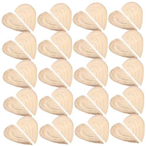 Mikikit 70Stücke Natürliche Holz Bastelstücke für DIY Projekte Vielseitig Einsetzbar zur Dekoration und Basteln für Hochzeiten und Tischgestaltungen Mikikit 70Stücke Natürliche Holz Bastelstücke für DIY Projekte Vielseitig Einsetzbar zur Dekoration und Basteln für Hochzeiten und Tischgestaltungen von Mikikit