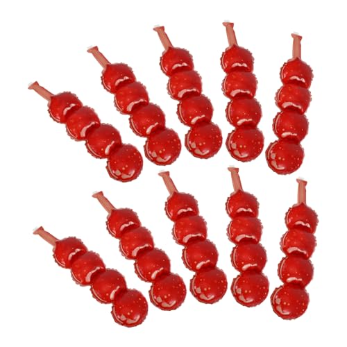 Mikikit 8 Stück Ballon-requisiten Aufblasbarer Kandierter Haws-ballon Kandierte Haws-dekorationsballons Kandiertes Haws-snack-partyzubehör Party-hochzeitsversorgung Food-party-ballon Sport von Mikikit