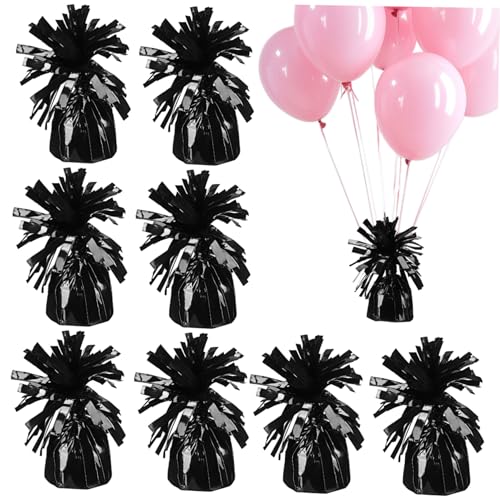 Mikikit 8 Stück Ballongewichte für Feiertage hochzeit ballons ballon halter Ballongewichte und Band Gewichte für Luftballons Gewichte für Partyballons Festival-Ballongewichtsblöcke Black Mikikit 8 Stück Ballongewichte für Feiertage hochzeit ballons ballon halter Ballongewichte und Band Gewichte für Luftballons Gewichte für Partyballons Festival-Ballongewichtsblöcke Black von Mikikit