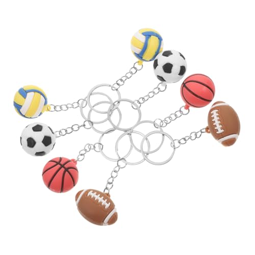 Mikikit 8 Stück Kugelornamente Gastgeschenke zum Thema Sport Mini-Sportbälle Sport Schlüsselanhänger Baseball -Schlüsselbund Schlüsselanhänger mit Basketball- Legierung Mikikit 8 Stück Kugelornamente Gastgeschenke zum Thema Sport Mini-Sportbälle Sport Schlüsselanhänger Baseball -Schlüsselbund Schlüsselanhänger mit Basketball- Legierung von Mikikit