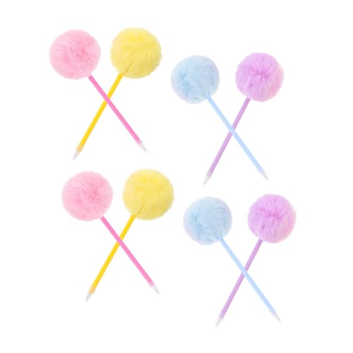 Mikikit 8 Stück Teiliges Flauschige Pompon Kugelschreiber Weiche Schreibstifte mit Verspieltem Design für Schule Glatter Tintenfluss Mädchen Stifte für Kreatives Schreiben Mikikit 8 Stück Teiliges Flauschige Pompon Kugelschreiber Weiche Schreibstifte mit Verspieltem Design für Schule Glatter Tintenfluss Mädchen Stifte für Kreatives Schreiben von Mikikit