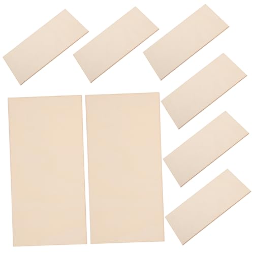 Mikikit 8Stücke Unbehandelte Holzplatten Rechteckige Holzscheiben für DIY Projekte Basteln und Gravieren Vielseitige Dekoration und Handgefertigte Arbeiten Mikikit 8Stücke Unbehandelte Holzplatten Rechteckige Holzscheiben für DIY Projekte Basteln und Gravieren Vielseitige Dekoration und Handgefertigte Arbeiten von Mikikit