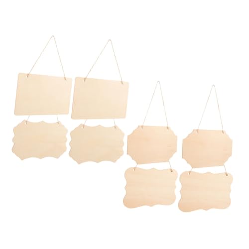 Mikikit 8Stücke Unbehandelte Holzschilder zum Basteln DIY Holztafeln für Dekoration Hängende Holzplatten mit Juteseil Blanko Holzsignale für Türen Wände und Fenster Mikikit 8Stücke Unbehandelte Holzschilder zum Basteln DIY Holztafeln für Dekoration Hängende Holzplatten mit Juteseil Blanko Holzsignale für Türen Wände und Fenster von Mikikit