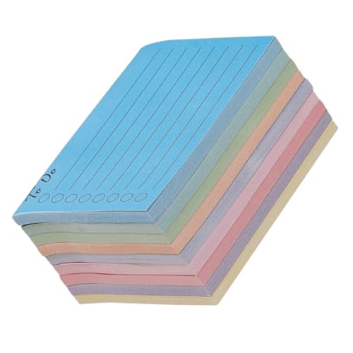 Mikikit 9 Stück Teiliges Selbstklebender Haftnotizen mit Einfachem Design Langlebige Indexkarten Notizblöcke für Büro und Zuhause Praktische Checklisten Notizpads für Tägliche Mikikit 9 Stück Teiliges Selbstklebender Haftnotizen mit Einfachem Design Langlebige Indexkarten Notizblöcke für Büro und Zuhause Praktische Checklisten Notizpads für Tägliche von Mikikit
