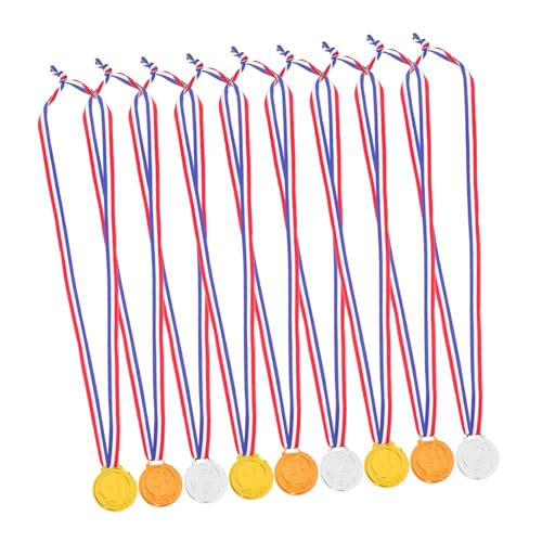 Mikikit 9 Stücke Medaillen Für Sportpreismedaille Schleifenmedaille Wettbewerbsmedaille Plastikmedaillen Für Fußball-medaillen Medaillen Für Auszeichnungen Pp Mikikit 9 Stücke Medaillen Für Sportpreismedaille Schleifenmedaille Wettbewerbsmedaille Plastikmedaillen Für Fußball-medaillen Medaillen Für Auszeichnungen Pp von Mikikit