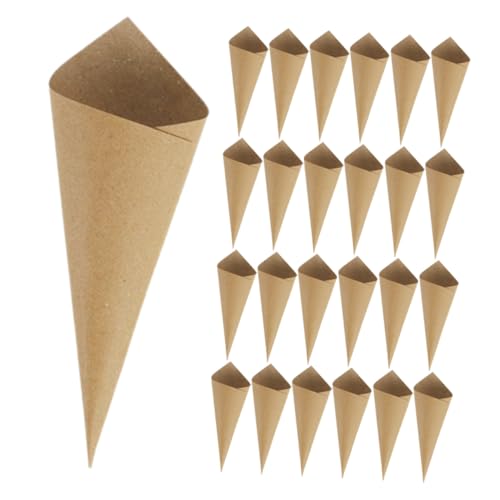 Mikikit 90 Stück Papierblattkegel Aus Hochzeitspapier Konfetti-halter Für Die Hochzeit Gefälligkeiten Für Hochzeitsfeiern Hochzeit Konfetti Party-süßkegel Party-konfetti- von Mikikit