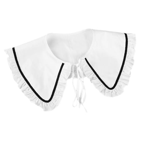 Mikikit Abnehmbarer Damen Krageneinsatz Stil Weicher Fake Kragen Verstellbar Modischer Look Für Pullover Blusen Shirts Mikikit Abnehmbarer Damen Krageneinsatz Stil Weicher Fake Kragen Verstellbar Modischer Look Für Pullover Blusen Shirts von Mikikit