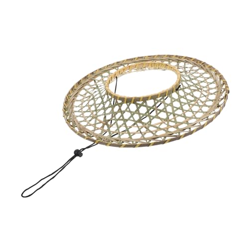 Mikikit Bambushut Traditioneller Asiatischer Regenhut Handgewebter Sonnenhut Japanischer Samurai Hut Cosplay Hollow Design für Partys und Bühnenaufführungen Mikikit Bambushut Traditioneller Asiatischer Regenhut Handgewebter Sonnenhut Japanischer Samurai Hut Cosplay Hollow Design für Partys und Bühnenaufführungen von Mikikit